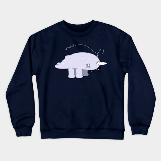 Uniwhal Crewneck Sweatshirt by Trijucre